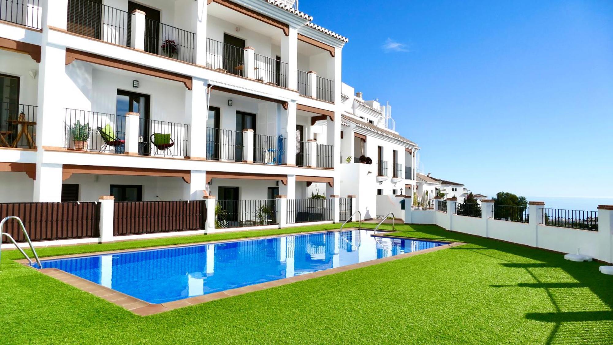 Casita Frigiliana - Stunning New Apartment With Views With Private Parking Space Kültér fotó